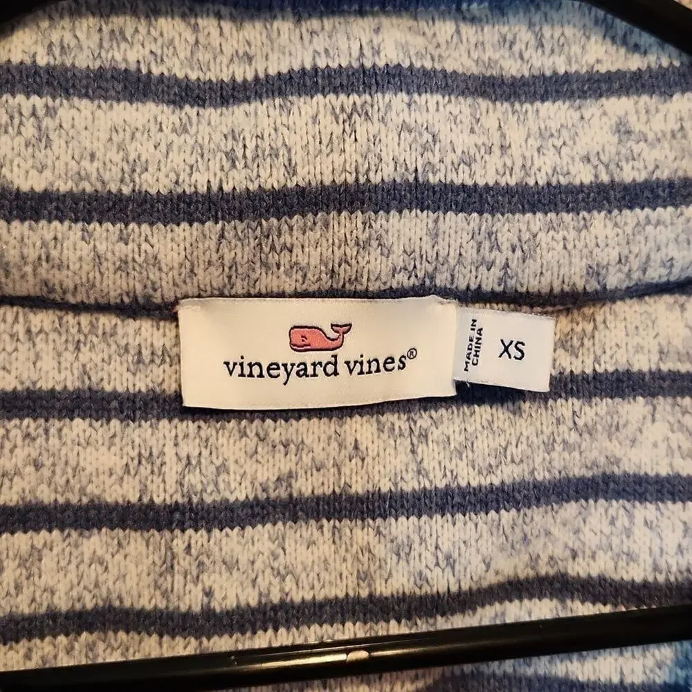 Vineyard Vines Women's 1/4 Zip Pullover Sweater Long Sleeve Size XS STYLE 2K0842 - Picture 6 of 14